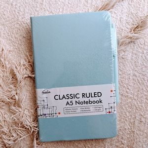 Feela classic rule A5 notebook Blue